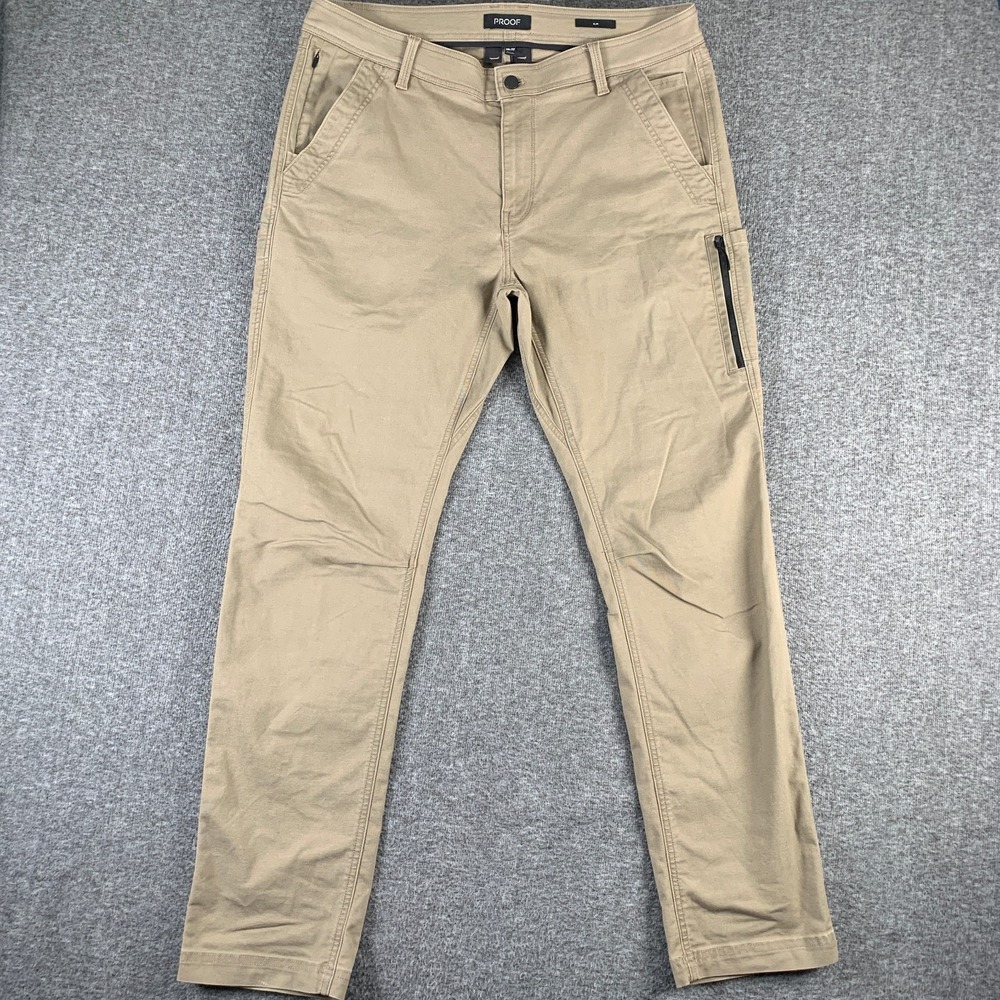 Proof Rover ECD Pants Men 36x32 Brown Slim Fit Outdoor Huckberry Utility
